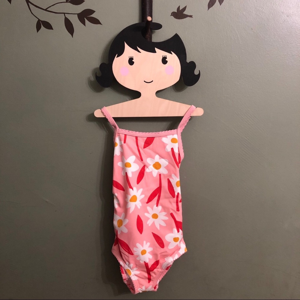 NWT Hanna Andersson Pink Floral Swimsuit